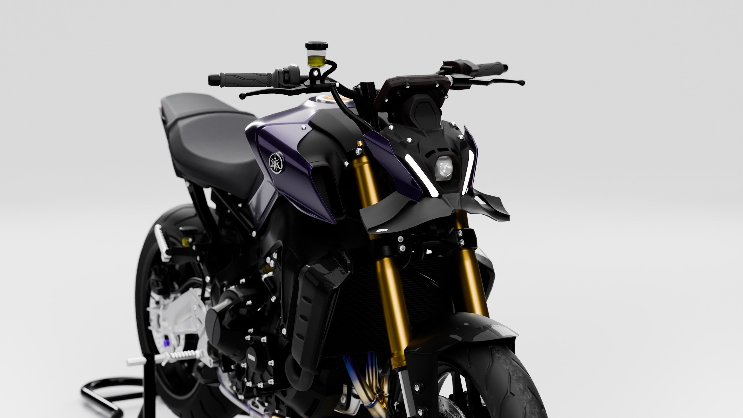 Yamaha MT-09 (2021-2023) with the El Punto Works front wing